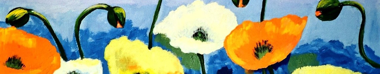 painted poppies watercolor